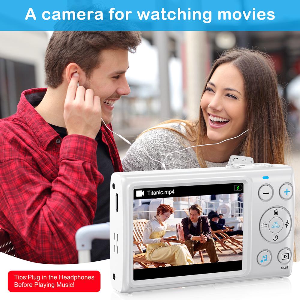 Retro Selfie Travel Camera: Entry-Level Mirrorless for Students