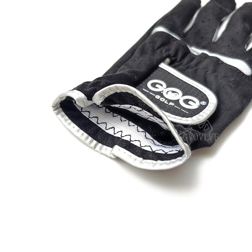 Rękawice golfowe GOG dla mężczyzn, czarne, z miękkiego materiału, oddychające, sportowe, do gry w golfa, na lewą rękę, na prawą rękę, antypoślizgowe, 1 szt.
