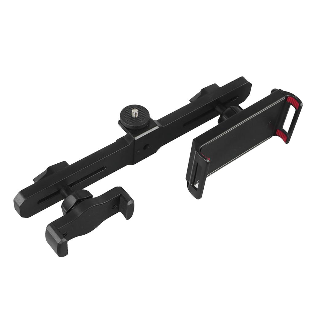 Universal Mobile Phone Bracket Dual Adjustable Crossbar Clip for Livie Stream Video Recording Multifunctional Tripod Accessories