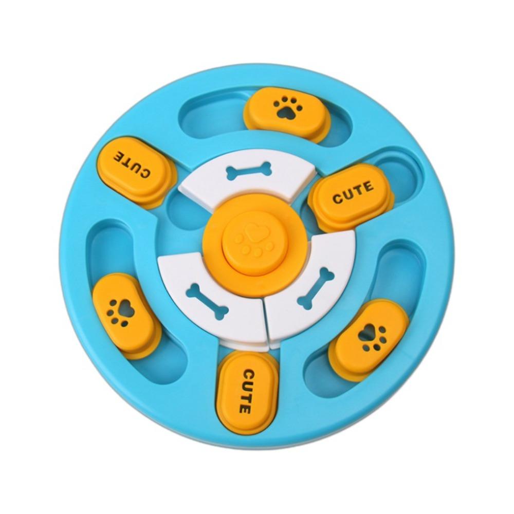 Rotating Dog Puzzle Toy Anti Choking Pet Leakage Tray Funny Pet Slow Food Bowl  Cat