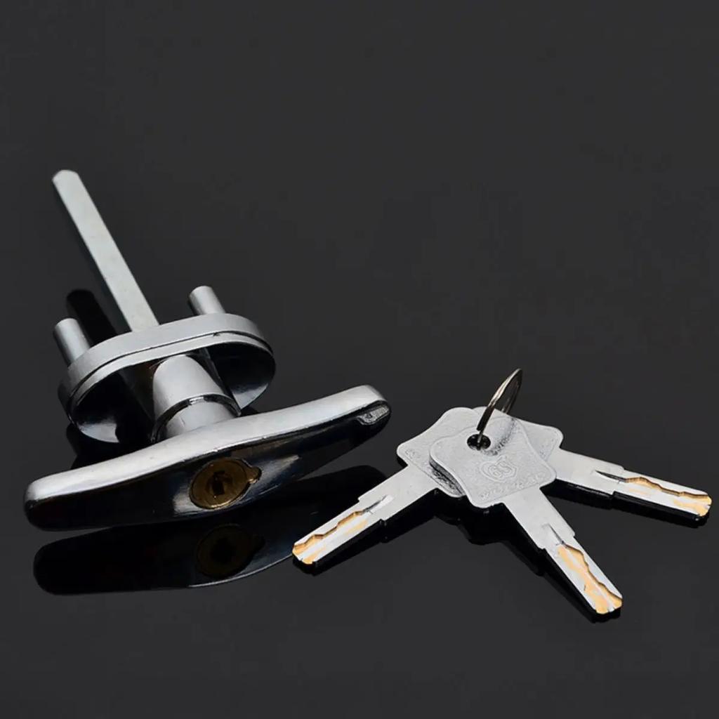 1 Types Garage Door Opener T Lock Handle with 2keys Secure Garage Door Locks
