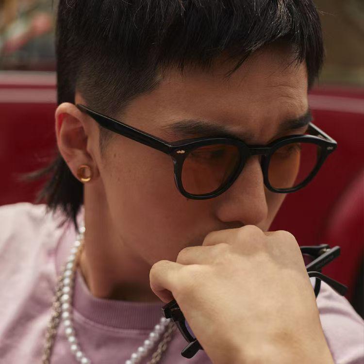 Retro Small Oval Frame Sunglasses Women Fashion Sun Glasses Trend Men Shades Eyewear Outdoor Anti Glare Glasses Uv400