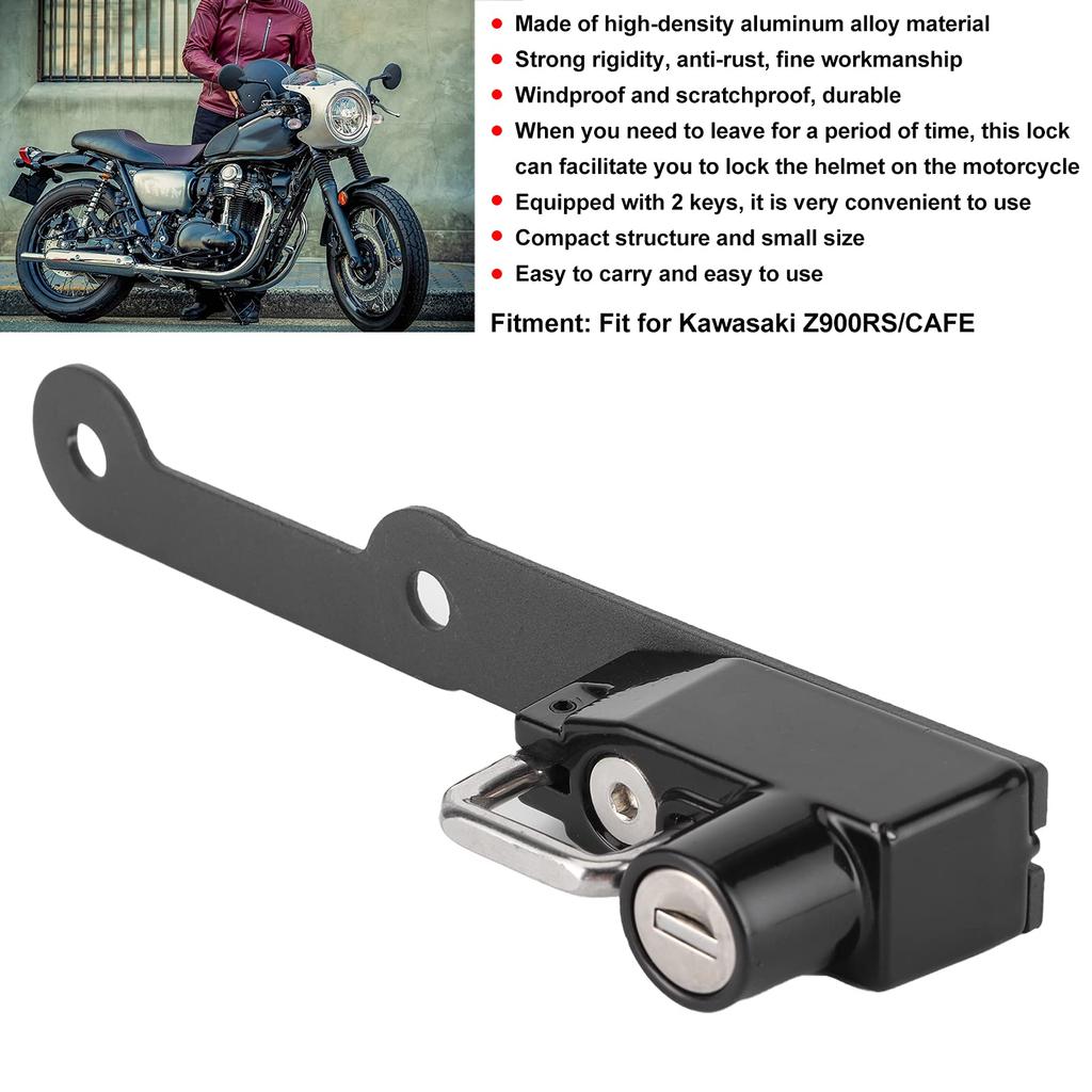 Helmet Lock Bike Lock Motorcycle Helmet Lock Helmet Holder Motorcycle Lock Key Lock Anti-theft