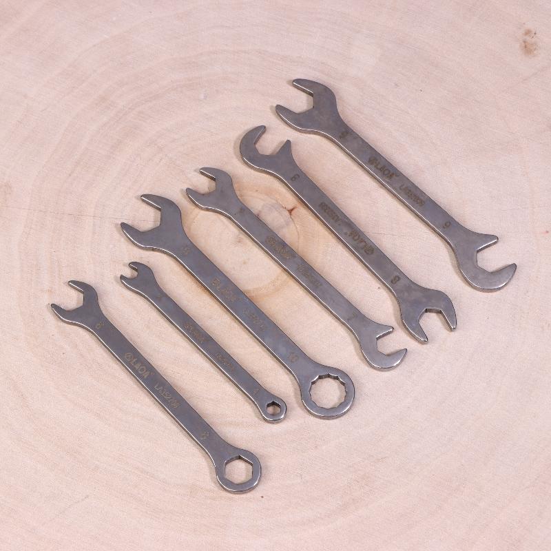 Mini Thin Double Open-End Wrench Stainless Steel Dual-Purpose Wrench 5 To 11 Mm Available Mini Dual-Purpose Wrench Set