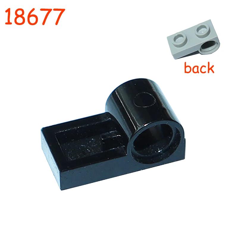 1x2 featuring Pin Hole on Bottom Construction Bricks Blocks 18677 Plate Modified High-Tech Parts Works With Learning DO IT YOURSELF Playthings