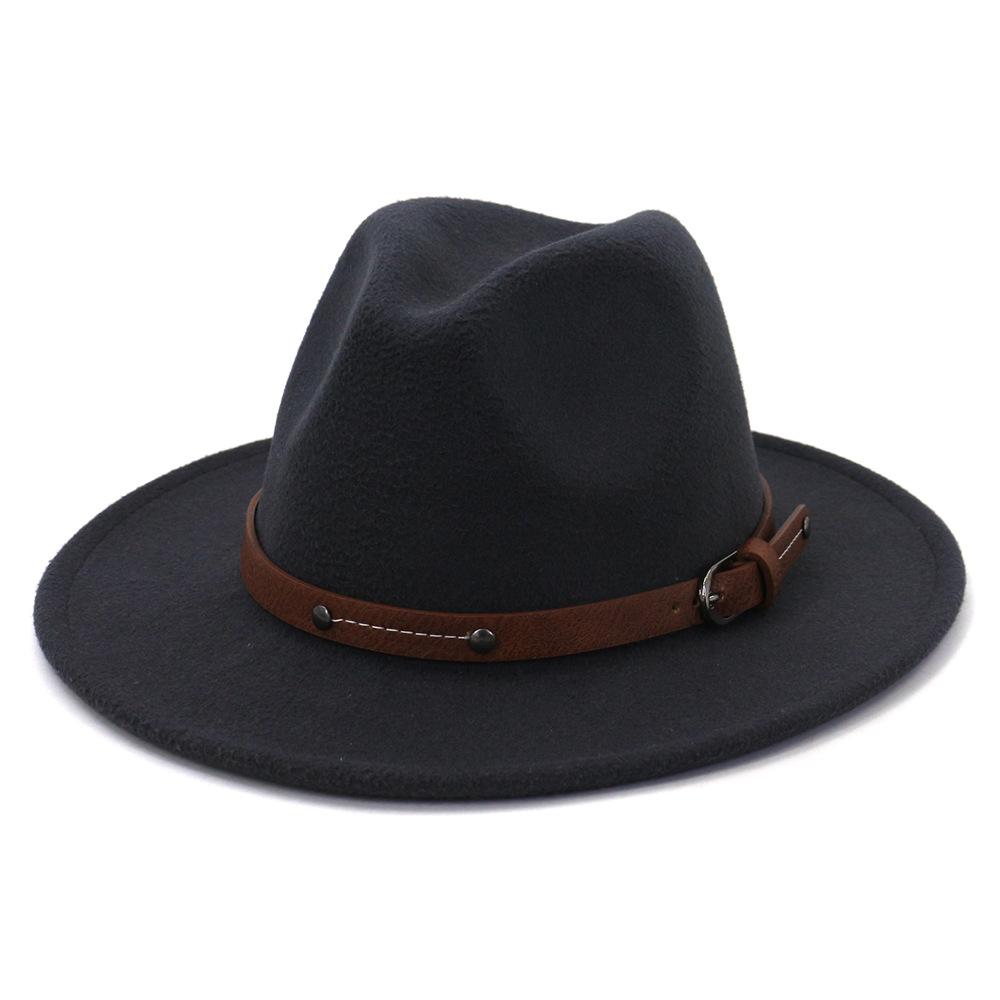 Fedoras Winter Hut Für Frauen 59-61 CM Männer Panama Gefilzt Jazz Hüte Neue Trilby Kirche Kappe sombreros de mujer