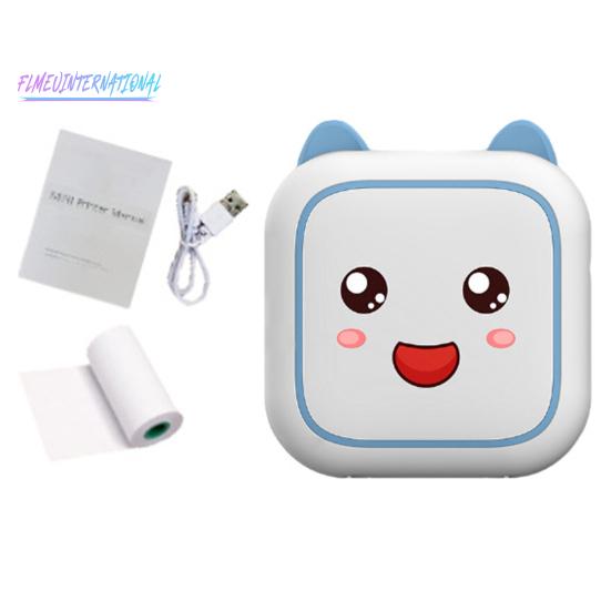 Studentská inkoustová kapesní tiskárna Bluetooth připojení – tiskárna účtenek s rozlišením 200 DPI pro počítač Android, přenosná termální tiskárna