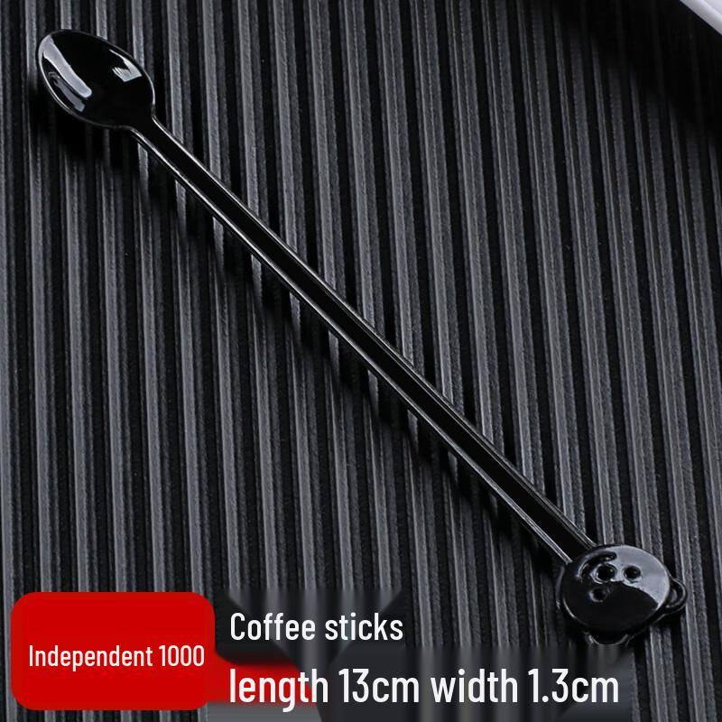 ZISIZ Disposable Plastic Coffee Stirring Spoons