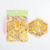 Cartoon Landscape Sticker Mini World DIY Pocket 3D Cabin Scene Stacking Pasting Christmas Birthday Gift for Kid Child