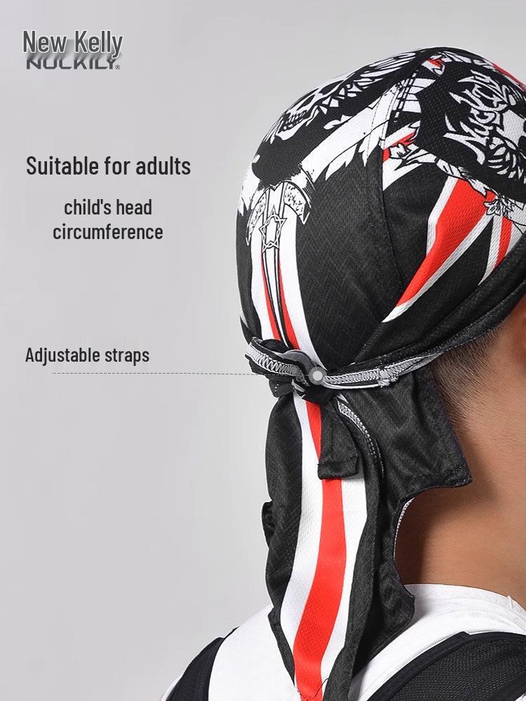NUCKILY Unisex Sweat-Wicking Sports Headband & Pirate Cap - Hip Hop, Cycling, Dance, and Sun Protection.