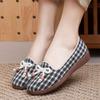 Spring and Summer Women's Singles Shoes One Foot Soft Soled Shoes Flat Bottom Anti Slip Casual Mom Shoes