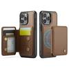 Magnetische 2-in-1 Abnehmbare für iPhone 15 14 13 12 11 Pro Max XS Max XR SE 7 8 Brieftaschenhülle mit Kartenhalter, RFID-blockierende Klapphülle