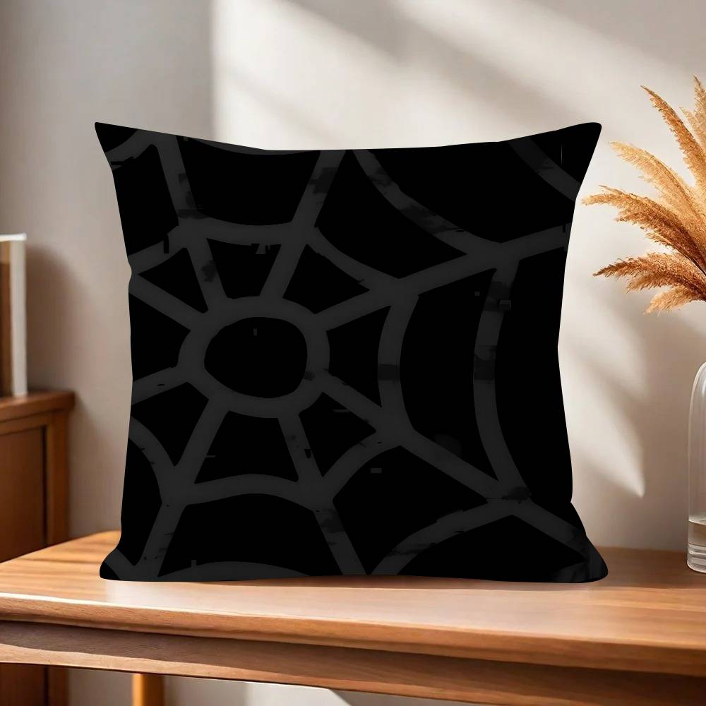 Black and White Abstract1  Pillow Covers Cartoon Sofa Decorative Home Doublesided Printing Short Plush Cute Cushion Cover