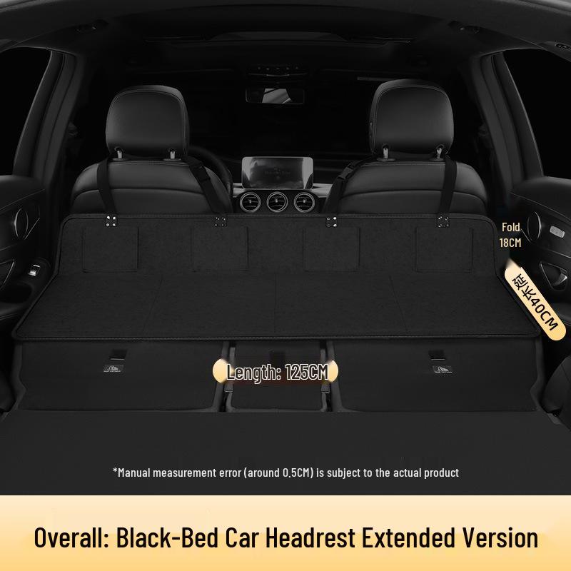 RV Travel Mattress with Headrest for Car Trunk & Rear Seat