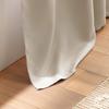 Rideau occultant - Uni - Ecru - 140 x H180 cm - 100% polyester - 8 œillets argent