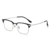 Two-Tone Aluminum Titanium Optical Glasses Frame - Ultra-Light Aviator Design (5102)