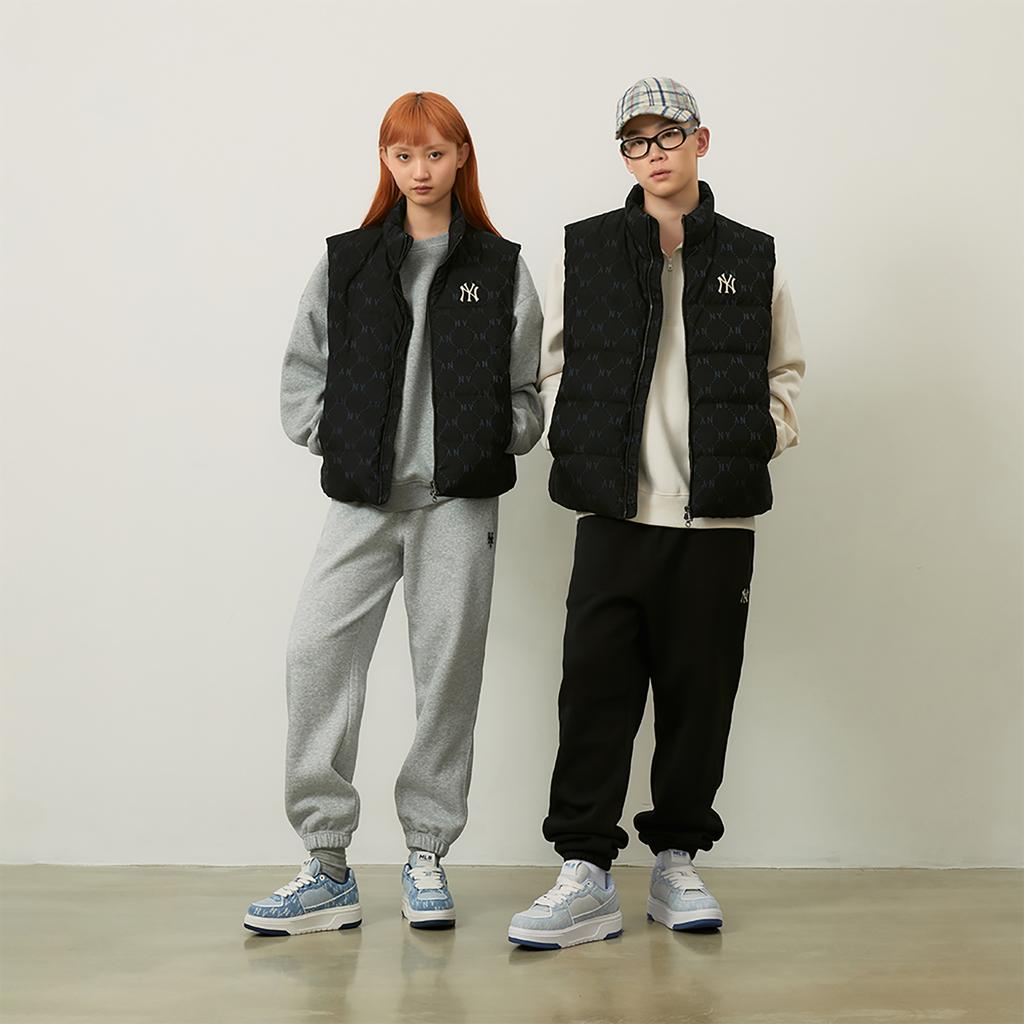 New MLB Chunky Liner Slip Resistant Low Top Skateboard Shoes Unisex Blue 3ASXCDC4N-50BLS