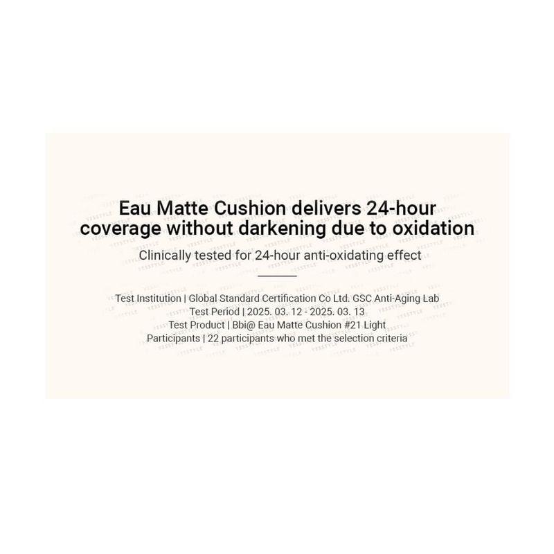 Bbi@ - Eau Matte Cushion Refill Only - 3 Colors
