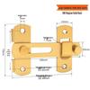 No-Drill Sliding Door Lock Bolt Anti-theft Clasp for Bathroom and Room Doors
