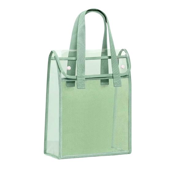 Сумка для хранения документов большого объема, водонепроницаемая, легкая, органайзер для файлов с прочными ручками, двухслойный прозрачный держатель для документов для офиса, путешествий