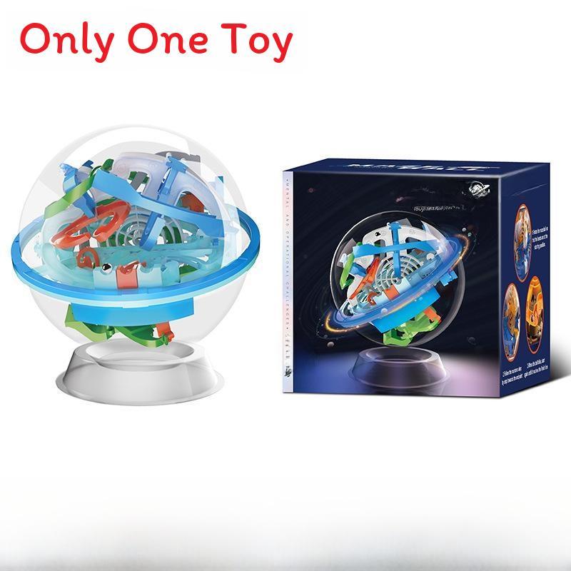Space Maze Series Mini 3d Puzzle Cube With Balancing Balls For Kids And Brain Training