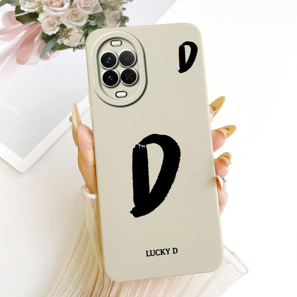 For Huawei Nova 15 Case Luxury A-Z Letters Fashion Cool Crown Silicone Phone Case For Huawei Nova15 PSN-AL00