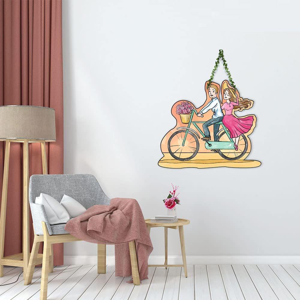Couple Wall Hanging for Home Decor | Couple Gifts | Valentine Decor Items for Girlfriend Boyfriend Husband Wife