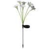 Solar-Powered Fiber Optic Lily Flower Lamp for Outdoor Landscape and Garden Decor