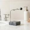 Multipurpose Stainless Steel Toothbrush Holder Bathroom Organizer Waterproof Easy to Clean Modern Design For Home Office