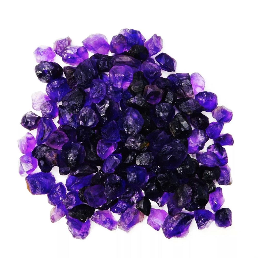 Natural Amethyst Lot Loose Gemstone Raw Rough, Certified Amethyst Gemstone Rough 500 Ct Amethyst Gemstone Rough