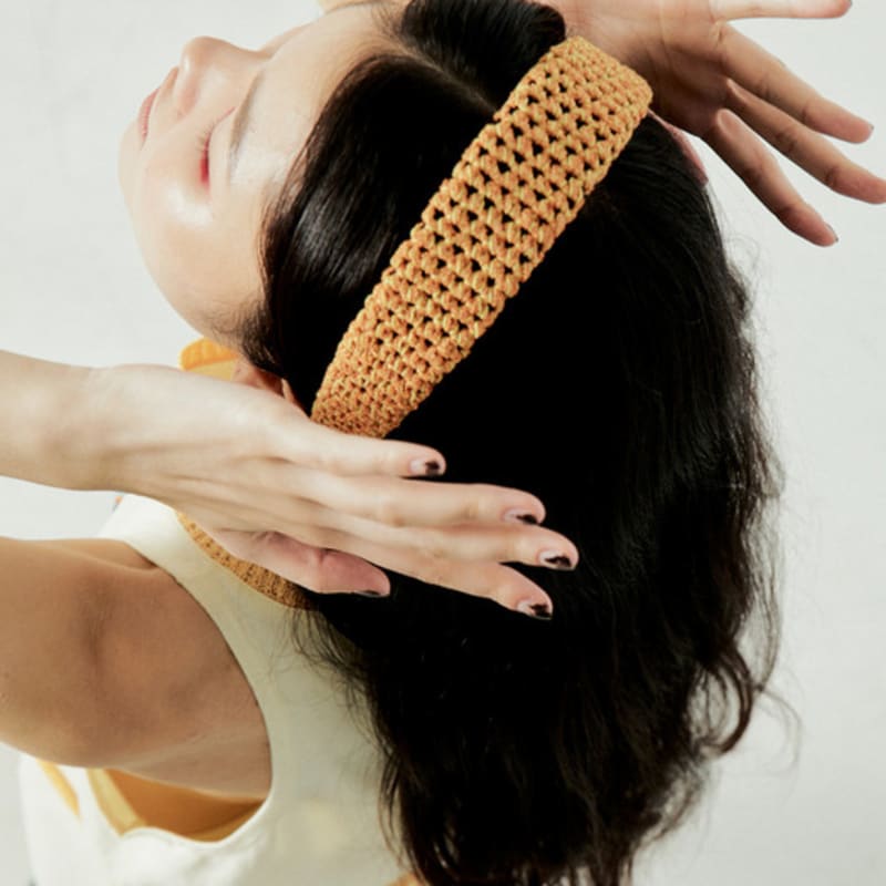 MISU A BARBE FURRY BAND YELLOW