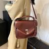 Retro Bag Women'S Large-Capacity Casual Briefcase Portable Commuter Tote Bag