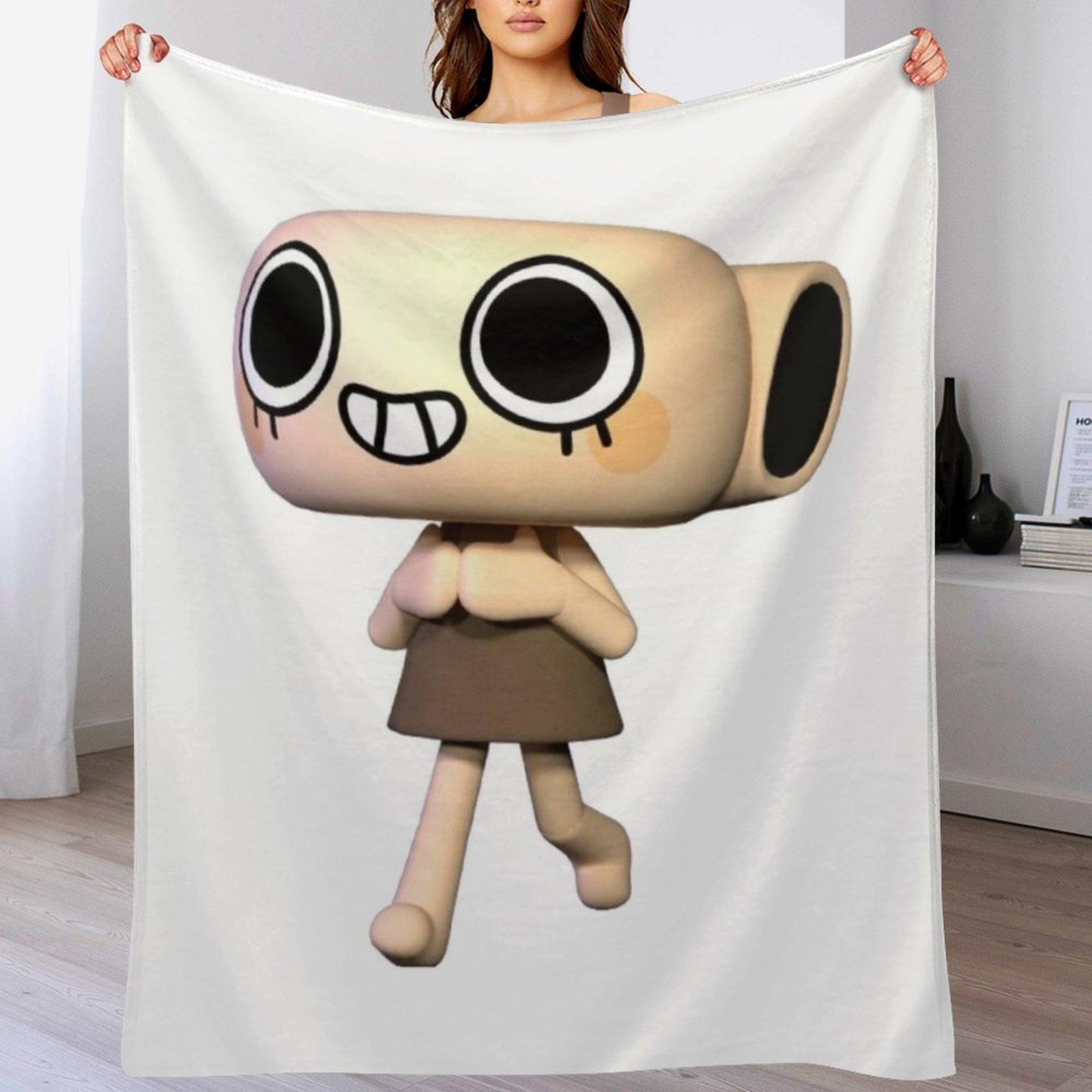 Dandys World Shelly Throw Blanket Cute Luxury Designer Picnic Loose Blankets 102x76cm(40x30in)