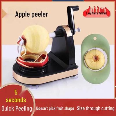 Multifunctional Hand-Cranked Apple Peeler for Home Kitchens
