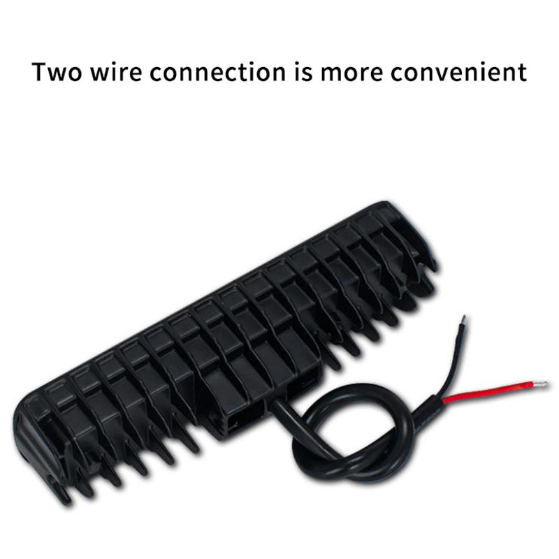 Forklift Warning Light 27W 9Led Truck Safety Work Light Bar 12-80W Red Flood Beam Danger Zone Warning Lamp Side Line Marker