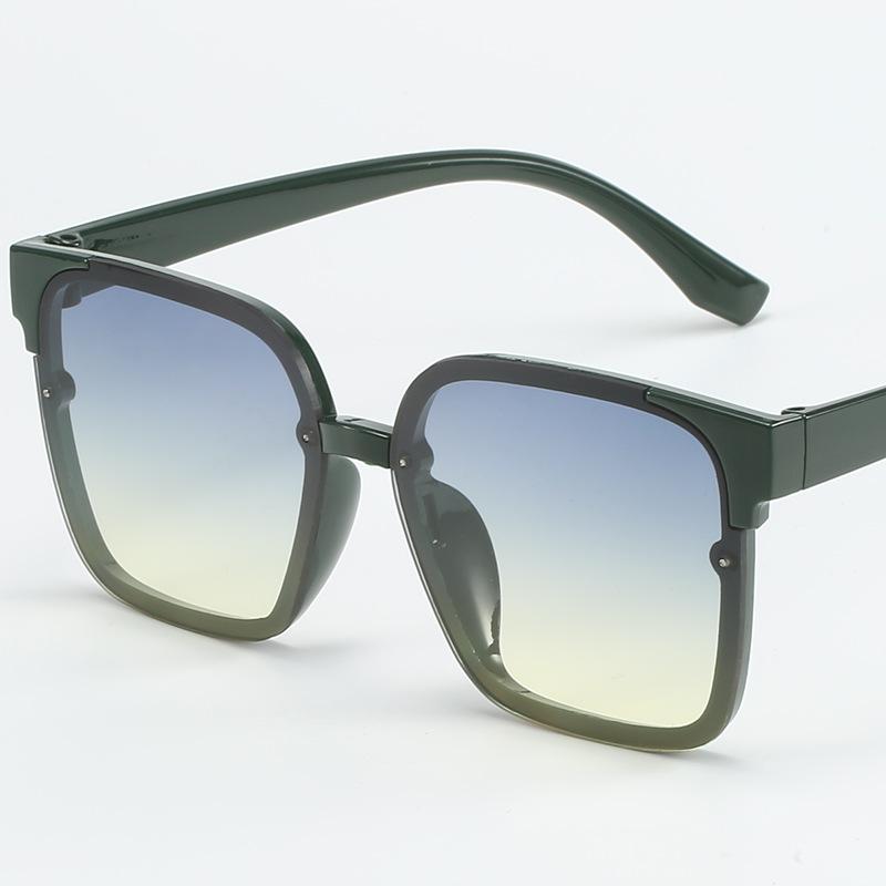 Sunglasses Women'S Personality Retro Large Frame Square Ink Street Glasses
