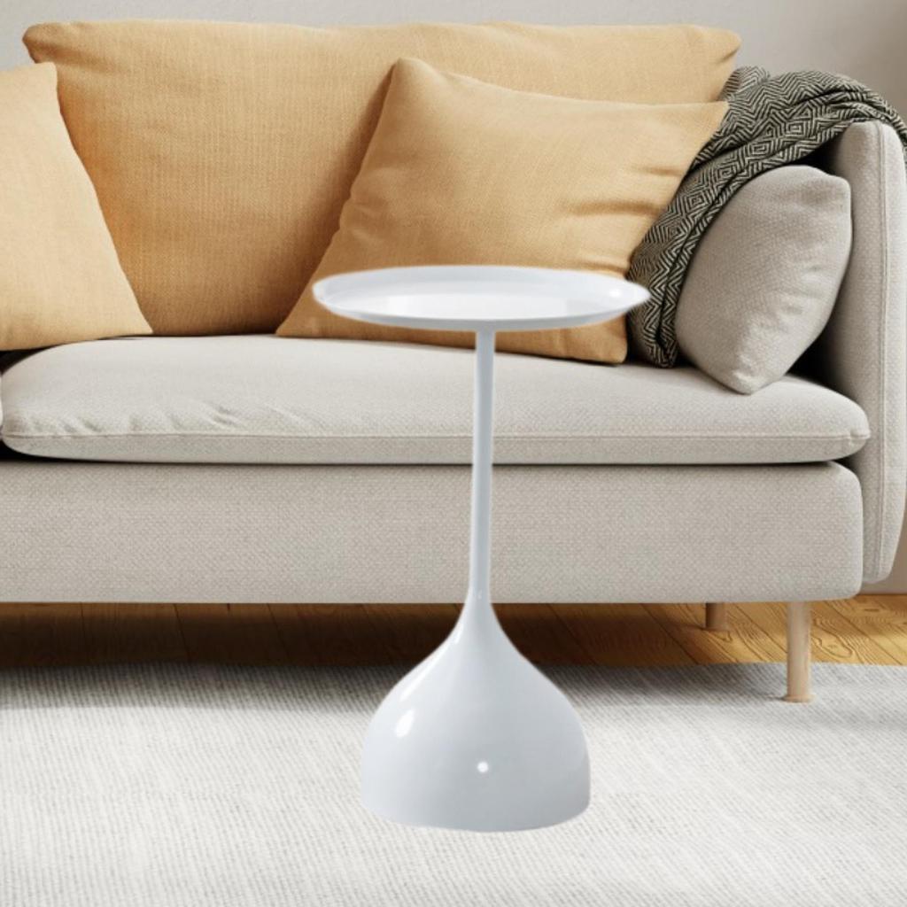 Coffee Table Modern Nordic End Round Side Iron Art Decorative Smooth Coating