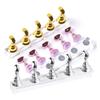 5Pc Acrylic Nail Holder Practice Display Stand Shelf Gel Polish Display Stand Nail Art Display Stand For Salon DIY Manicure Tool