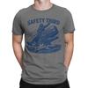 Unisexs Tshirts Safety Third Funny Sarcastic Nautical Whale Rider Joke Cool Cotton Tees Short Sleeve T Shirt Round Collar Tops