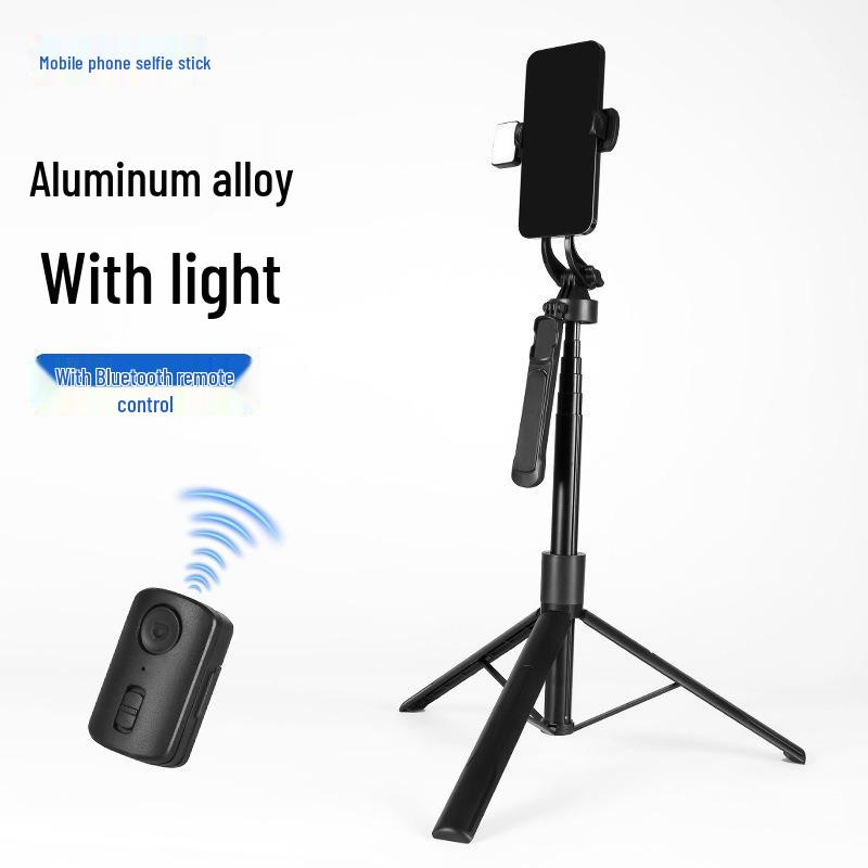 Tragbarer Anti-Wackel Bluetooth Selfie-Stick und Stativ mit Handheld-Gimbal für Smartphones