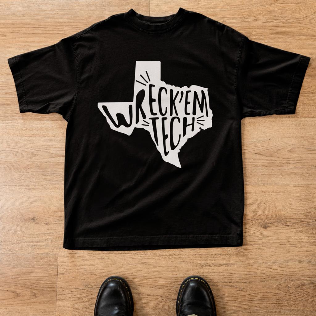 Wreck Em Tech Texas Teacher Shirt Funny Texas School Spirit Tee