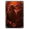 Rock Guitar Vintage Tin Sign Music Poster Wall Plaque Retro Tinplate Crafts Decor for Bar Garage Club Night Rock Party