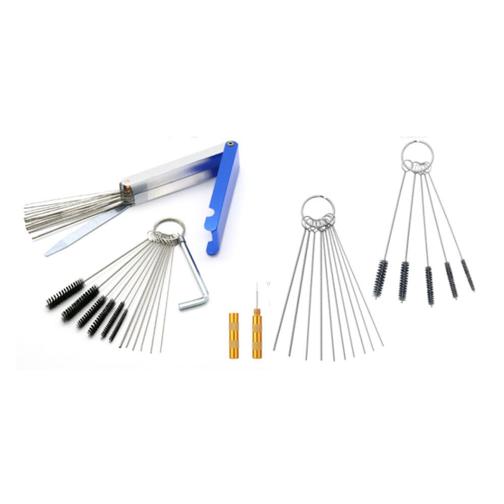 Airbrush Spray Gun Cleaning Kit: Includes Small Brush, Rinse Gun, Nozzle, and Four Ventilation Accessories for Auto Repair.