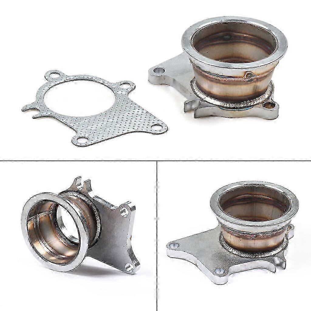 For T3/t4 5 Bolt Turbo Down Pipe Exhaust Flange To 3" V-band Conversion Adapter