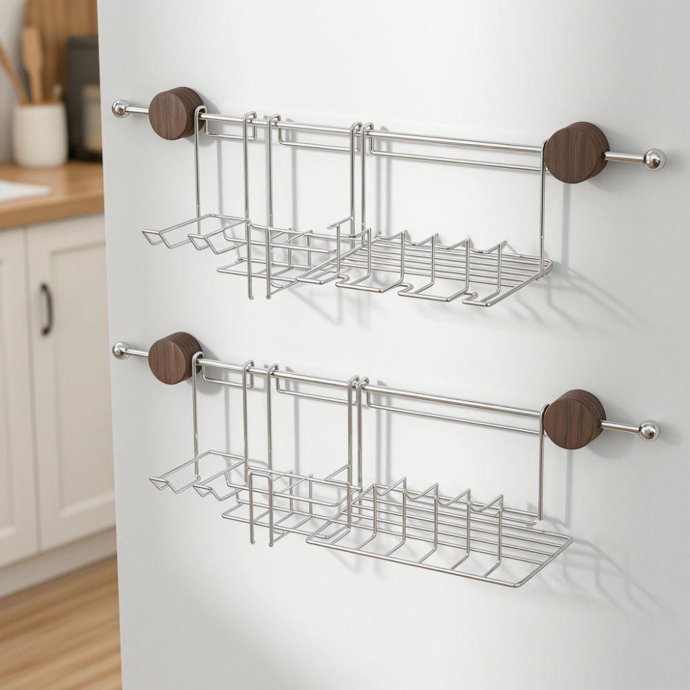 Waterproof Suction Cup Bathroom Shelf Luxury Style Wall Mount Storage Holder Cosmetics Storage