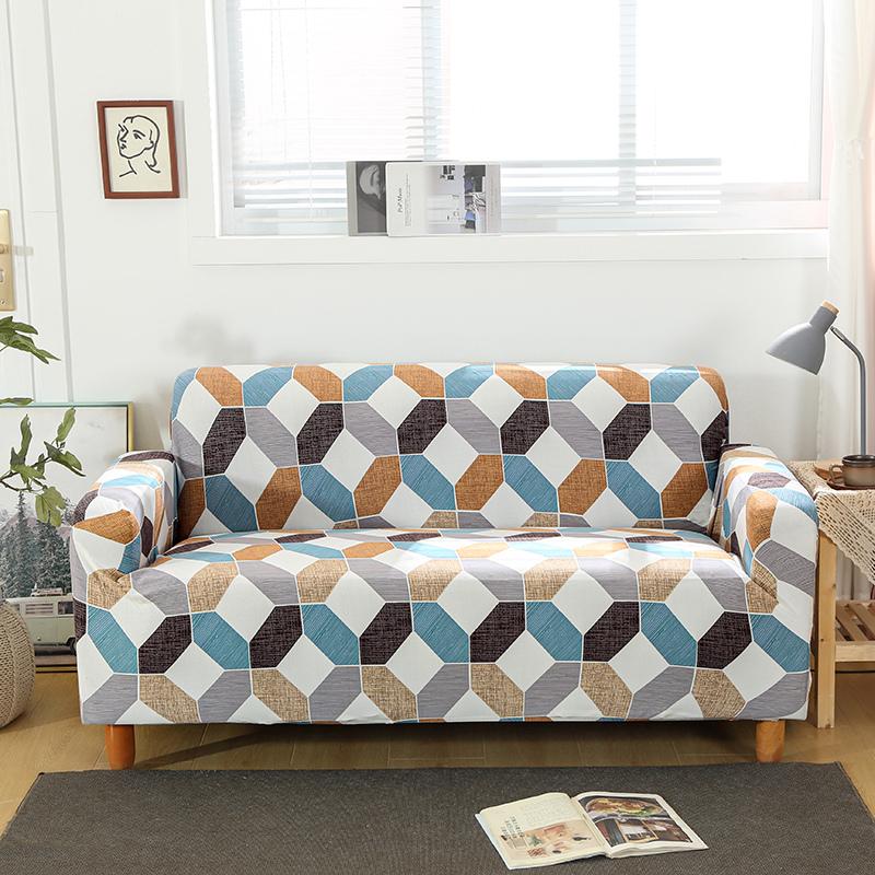 Modern Elastic Sofa Slipcovers Sofa Cover For Living Room Sectional Corner L -Shape Chair Protector Couch Cover 1 /2 /3 /4 Seater