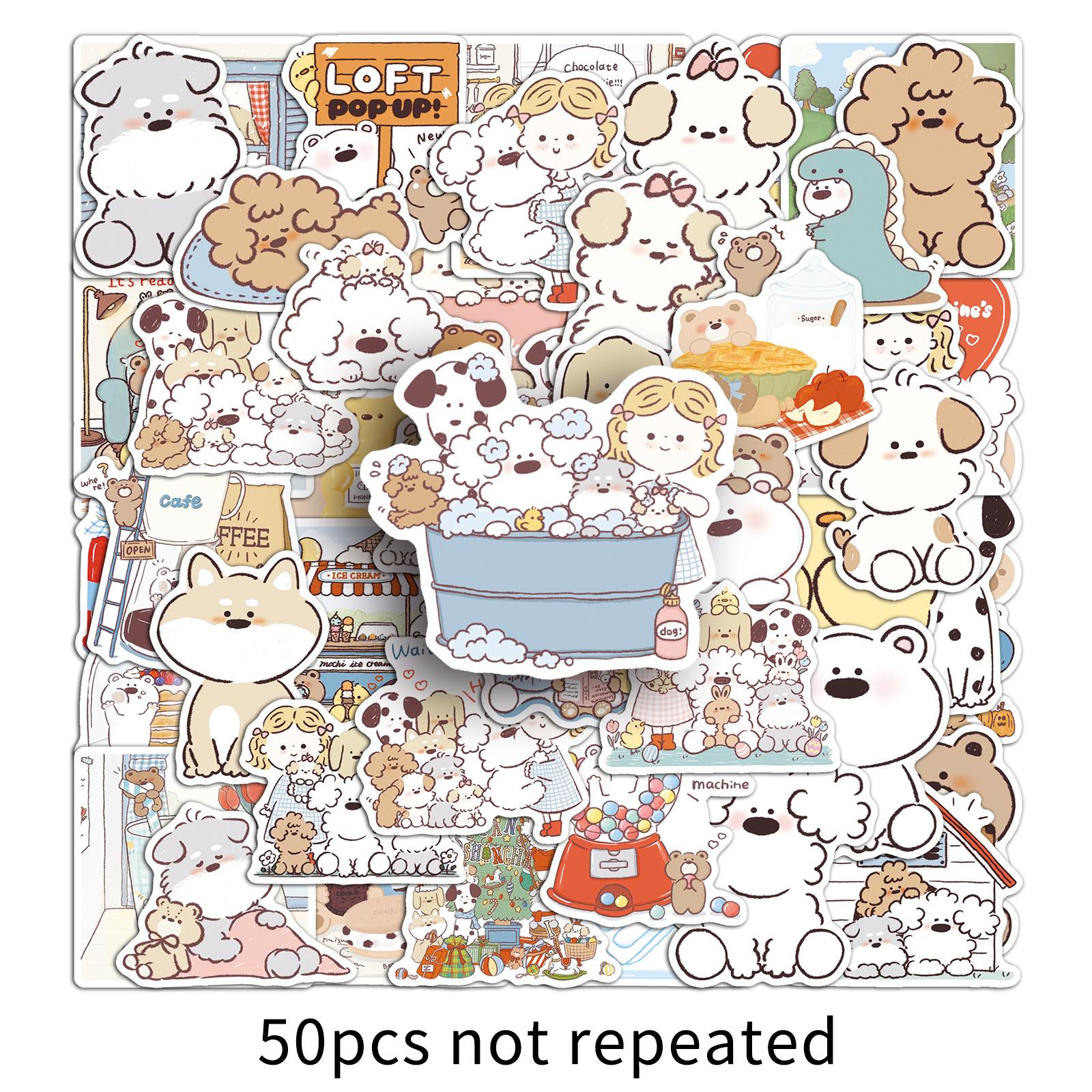 

51 Original HD Strawberry Rabbit Stickers - Cartoon, Waterproof for Notebook, Journal, Luggage