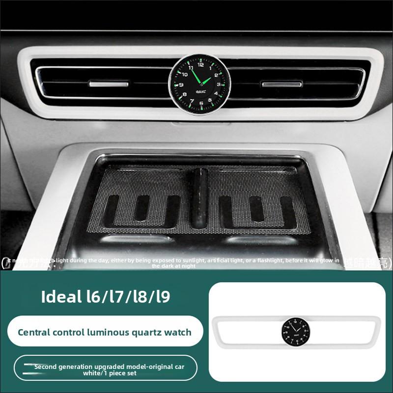 For RAV4 Prime/Wildlander Car Clock Quartz Movement Luminous Acrylic Case & Band Large-Size Instrument Panel Pointer Clock
