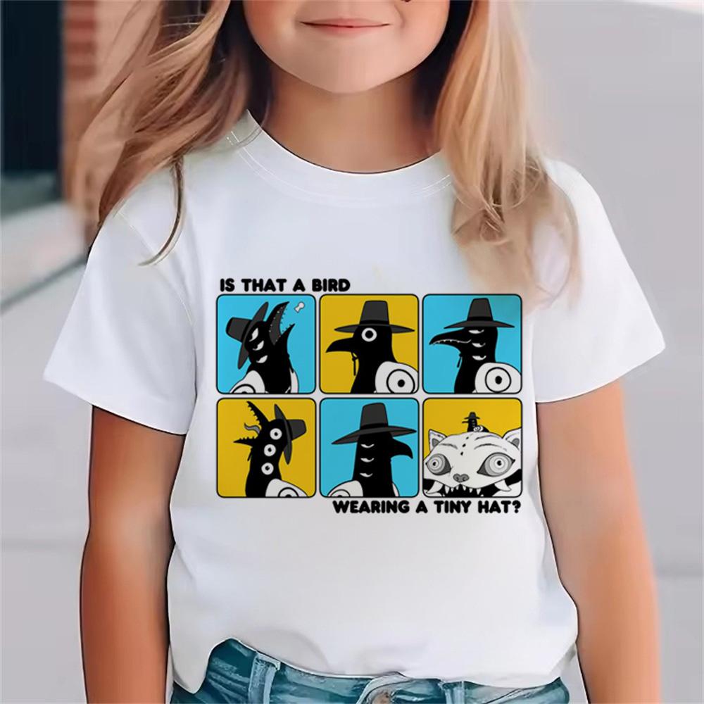 Modny Filmowy T-shirt Dziecięcy KPop Łowcy Demonów Zabawny Prezent dla Fanów Koszulka K-Pop Łowcy Demonów Ubrania Fajny Top Tee dla Dziewczyn