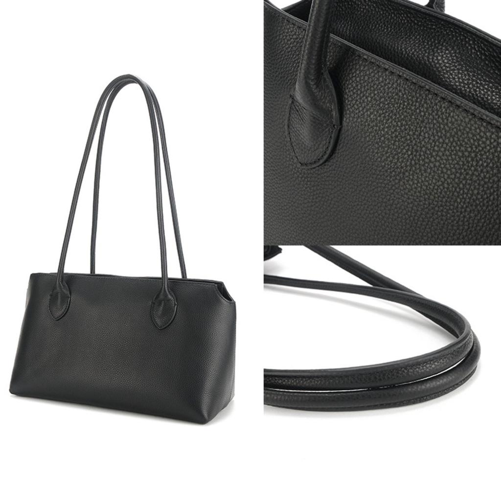 Women's Genuine Leather Tote Bag - Large Capacity Minimalist Underarm Handbag, Versatile Cowhide Shoulder Purse, Spacious Top Handle Bag